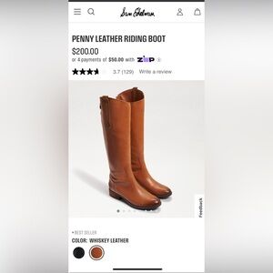 Brand New Sam Edelman Brown Riding Boots